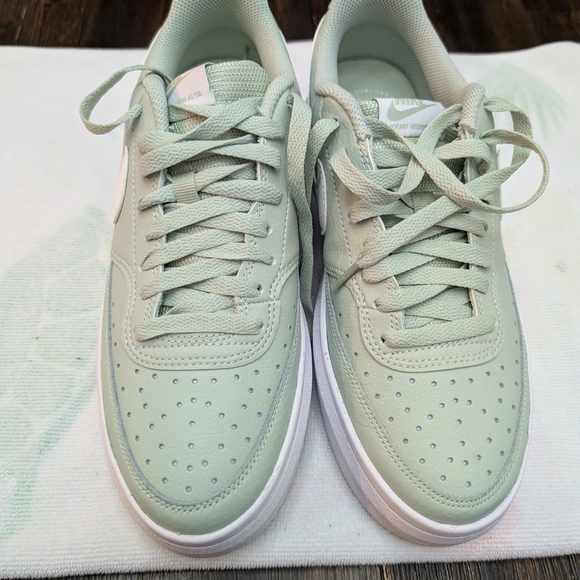 Nike Women's Sage Green Sneakers - Picture 4 of 4